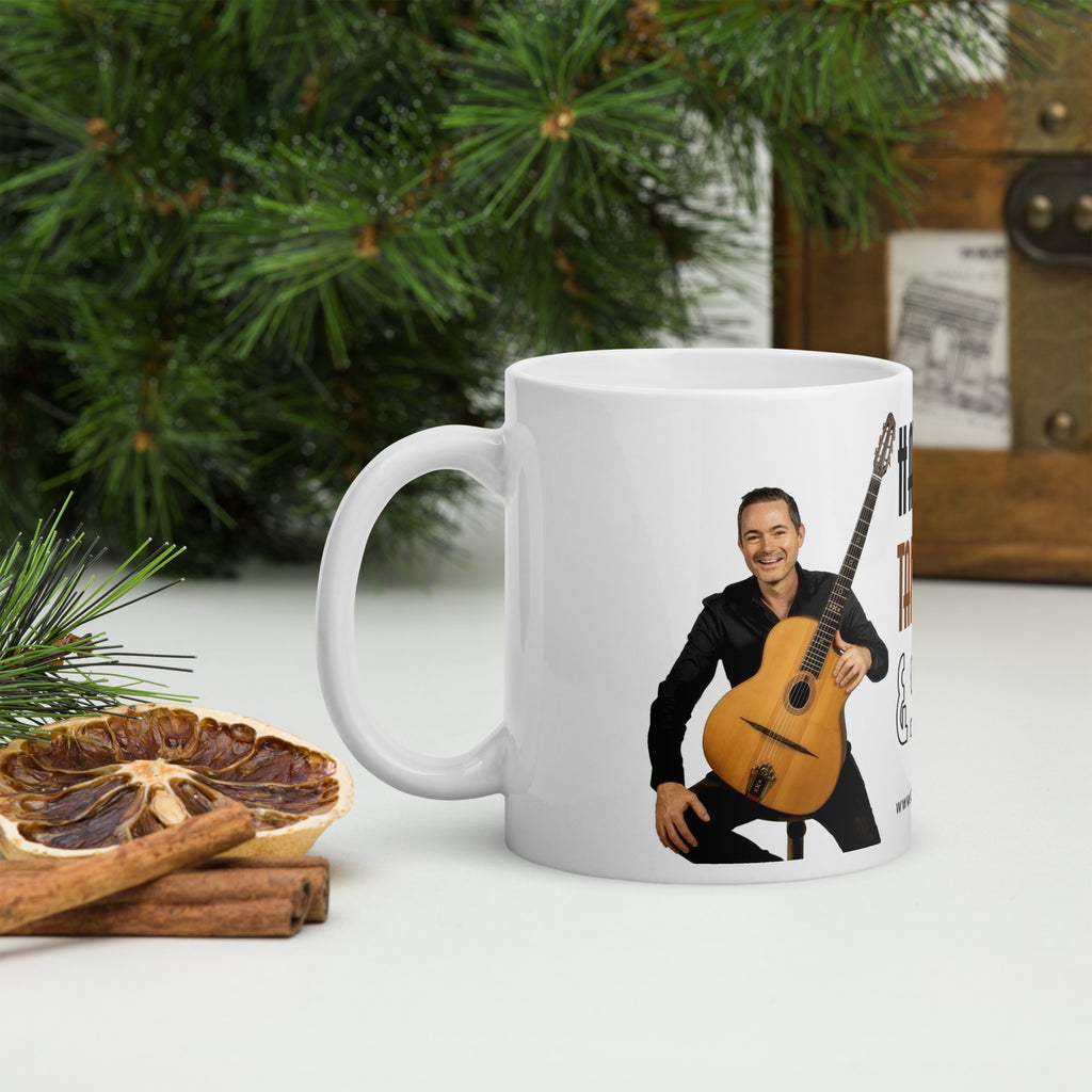 Gypsy Jazz Club - White glossy mug
